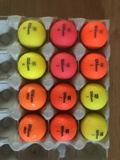 12 Balles De Golf Wilson Staff Couleur En Très Bon L’état 