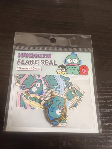 Daiso flake stickers - flake, sanrio