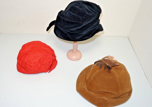Chapeaux vintage femme - chapeaux,