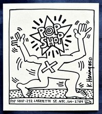 Keith Haring Pop Shop Sticker