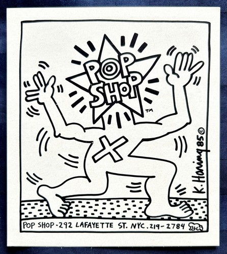 Keith haring pop - haring, sticker