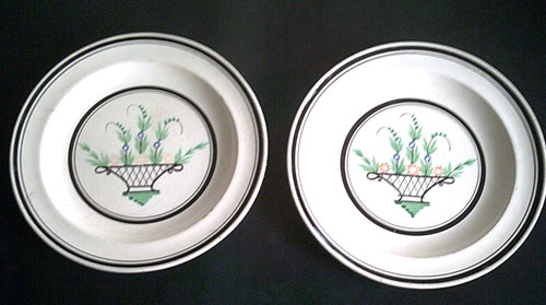 Paire assiettes - paire,