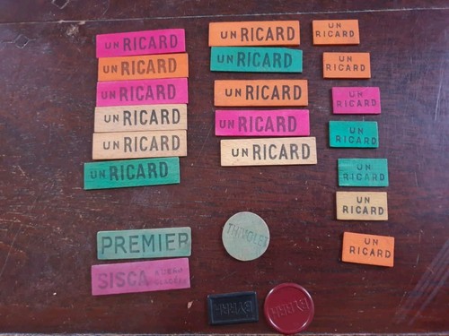 Jetons bois ricard - en,