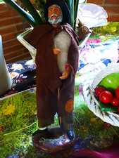 Beautiful Santon, 28cm Vest Wool, Shirt Red Cape, Very Good État