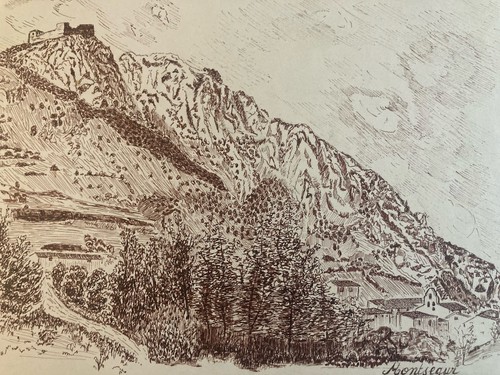 Beau dessin encre 1980 - encre,