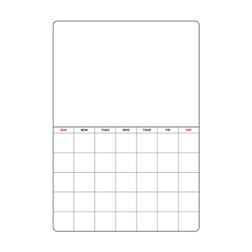 Calendrier magnétique frigo - calendrier,