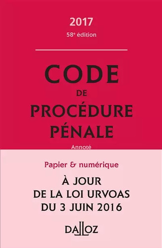 Code procédure pénale - procédure,