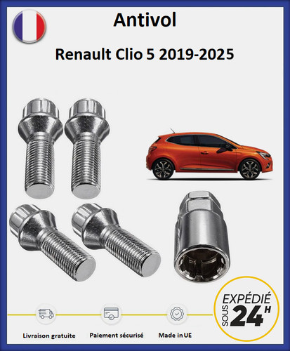 Ecrous antivol roues - ecrous,