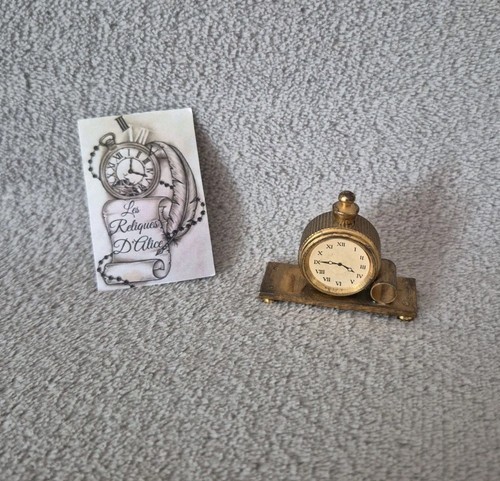 Horloge cheminée miniature - de,