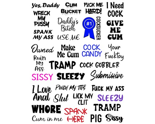 Bdsm temporary tattoos - 32,