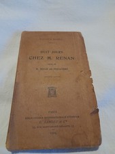 Livre Vintage 1904 ,huit Jours