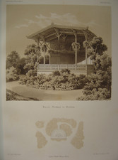 Lithographie Musiktribune in