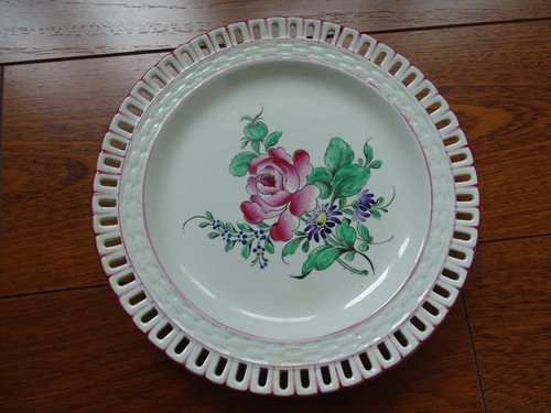 Luneville ancienne assiette - ancienne,