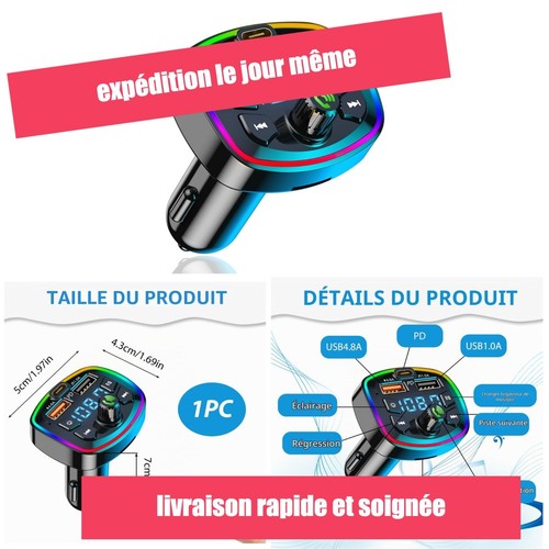 Transmetteur bluetooth - transmetteur,