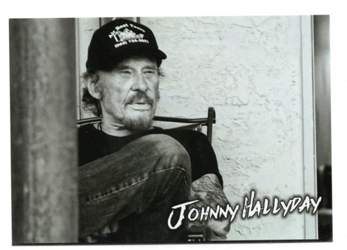 Johnny hallyday carte postale - hallyday,