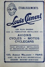 1922-1923 PUB LOUIS CLEMENT
