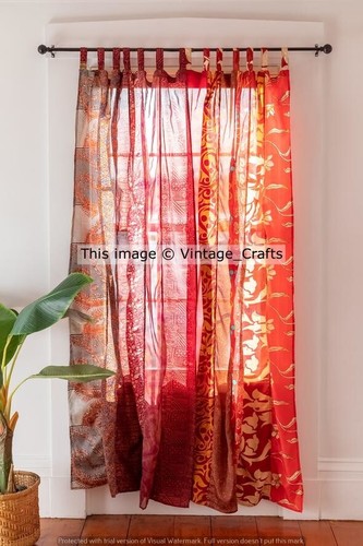 Rideau indien vintage - , sari
