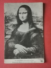 CPA La Joconde de Léonard de