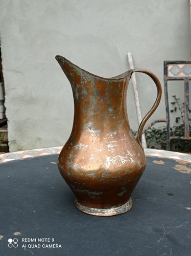 Ancien broc pichet cuivre - ancien,