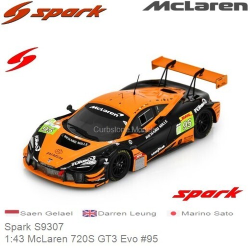 Spark mclaren 720s gt3 - 1/43,