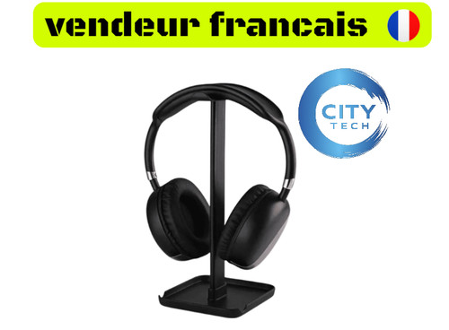 Support pour casque - casque, noir