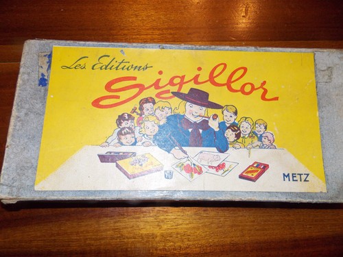 Boite ancien tampon les - ancien,
