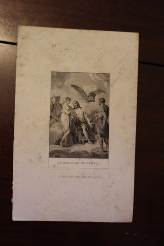 1810 gravure mythologie - ✒,