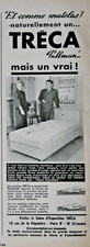 PUBLICITÉ DE PRESSE 1955 MATELAS TRÉCA A SUSPENSION PULLMAN ÉPOUSE LE CORP
