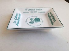 Cendrier publicitaire les cahiers Bourbonnais