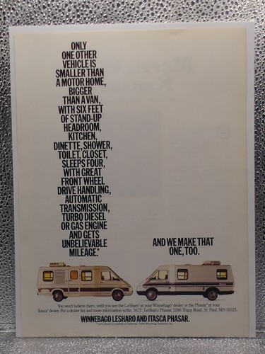 Vtg winnebago lesharo - vtg, itasca