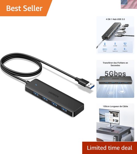 Hub multiport usb noir 4 - multiport,
