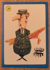 Charles De Gaulle très rare vignette chromo Pop Parade 1971 Americana München