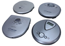 Lot 4 Lecteur Portable Balabeur CD Sony Walkman Discman  défectueux (Réf#V-025)