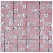 Mosaïque de Céramique Rose