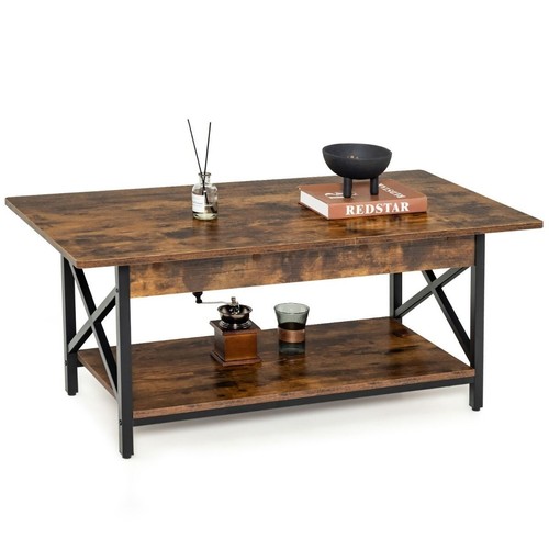 Table basse salon bois 2 - salon,