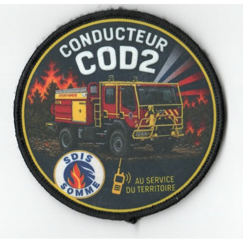 Ecussons pompiers conducteur - ecussons,