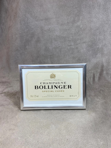 Etiquette champagne bollinger - etiquette,