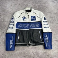 Veste en cuir de course BMW