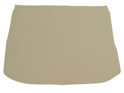 Matelassé cuir éco beige - cuir,
