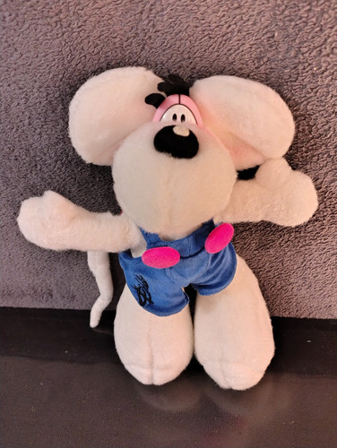 Peluche diddl blanche avec - peluche,