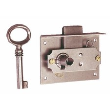 Serrure de meuble rustique - l