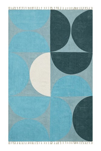Handmade 3x5 coton tapis - handmade,