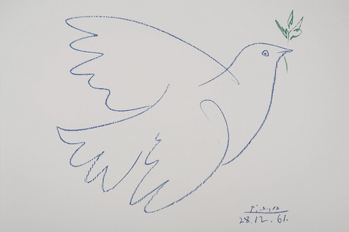 Pablo picasso colombe de - la,
