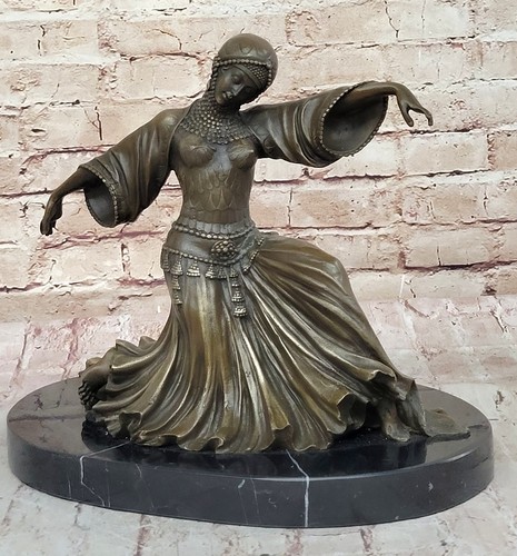 Superbe statue bronze art - en, d'art