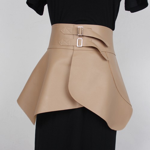 Simili cuir corset ceinture - cuir,