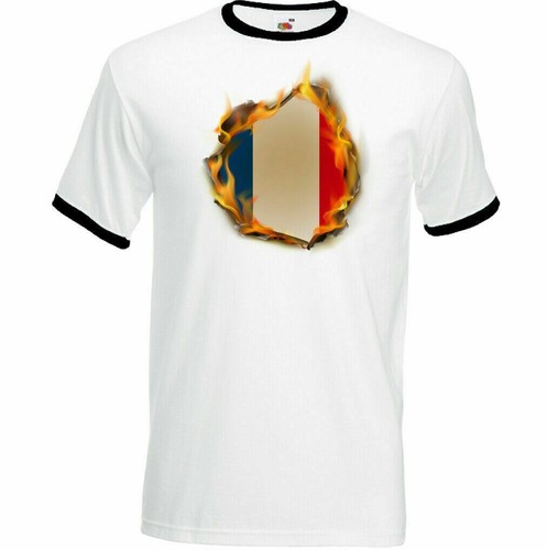 Français drapeau flames - français,