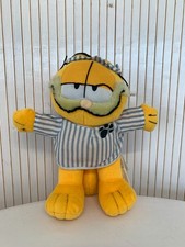 Peluche Vintage Chat Garfield en pyjama idée cadeau Collectionneur PCO125