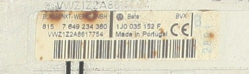 Autoradio origine volkswagen - autoradio, d'origine