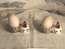 Duo de coquetiers "poules"