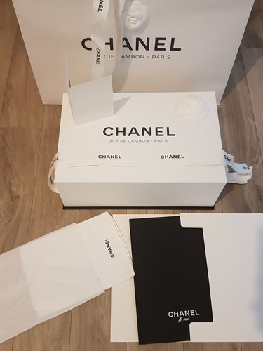 Chanel boîte sac shopping - chanel, boÎte,